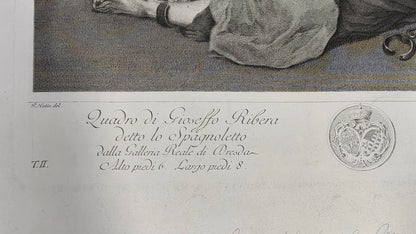 After Jusepe de Ribera — The Liberation of Saint Peter, Royal Gallery of Dresden, 1757