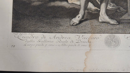Christ with the Redeemed from Hades Before His Mother — Dresden, 1757 Giuseppe Camerata after Andrea Vaccaro