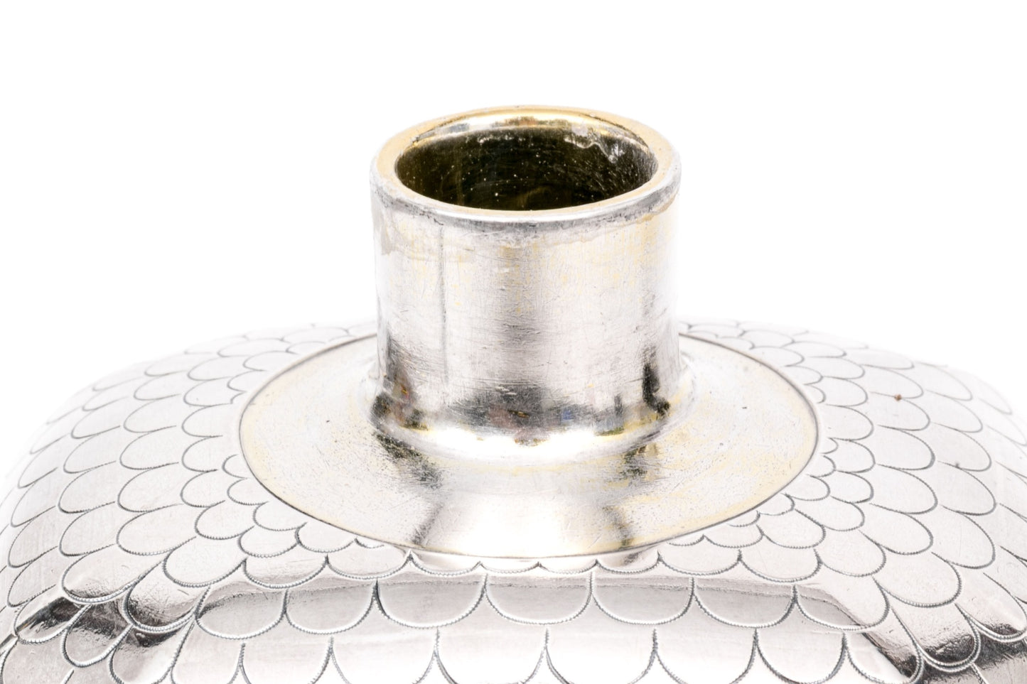 Imperial Russian .84 Silver Decanter  Ignaty Sazikov, St. Petersburg, ca. 1860