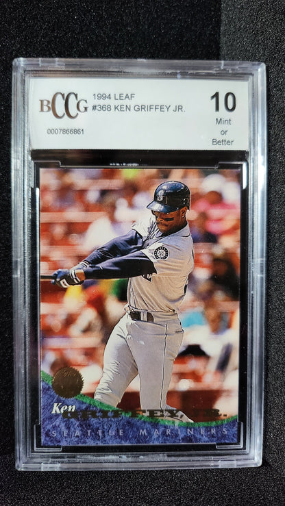 1994 Donruss Leaf- Ken Griffey Jr. #368 Beckett BCCG 10 | Bollëku