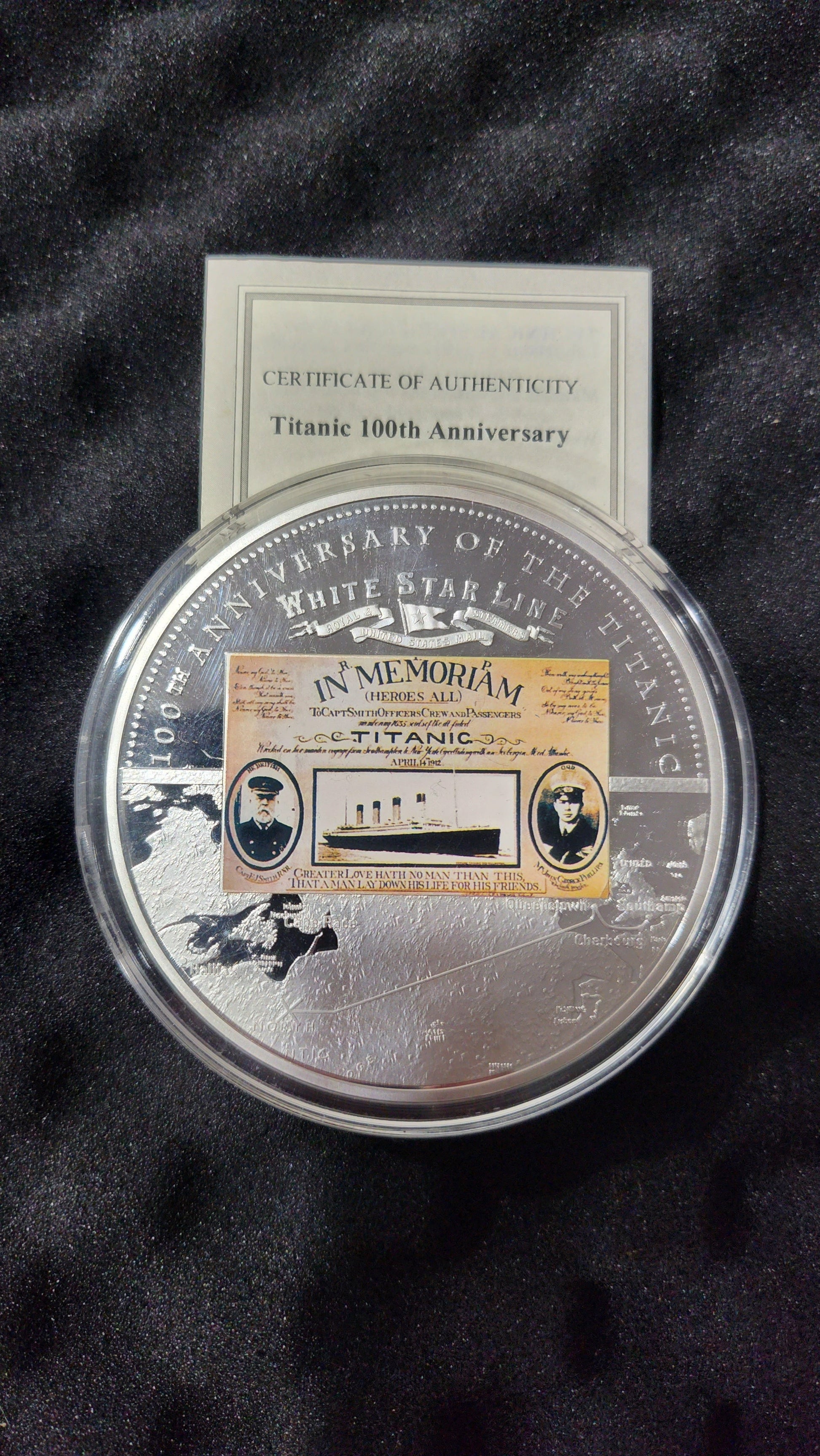 100 anniversary Titanic commemorative color medal coin | Bollëku