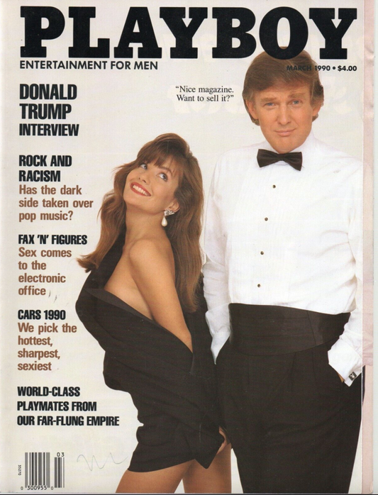 Rare - March 1990 Playboy Magazine President Donald Trump in Cover | Bollëku